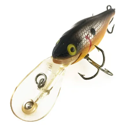 Rebel Double Deep Shad Señuelo Profundidad, Amarillo / Gris, 11g, Escamas, #9127