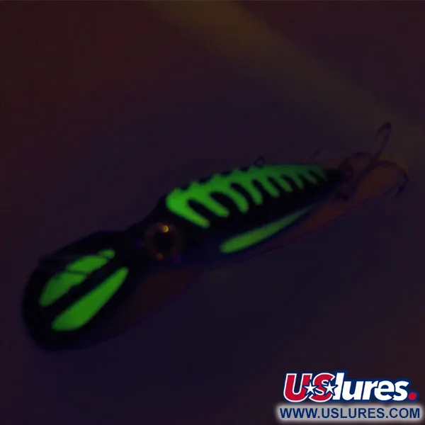 The Producers Willy's Worm UV Señuelo, Negro/Verde, 8g, UV, #9129