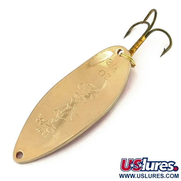 Seneca Little Cleo (Hula Girl) Cucharilla, Rojo / Oro, 21g, Vintage, #9173