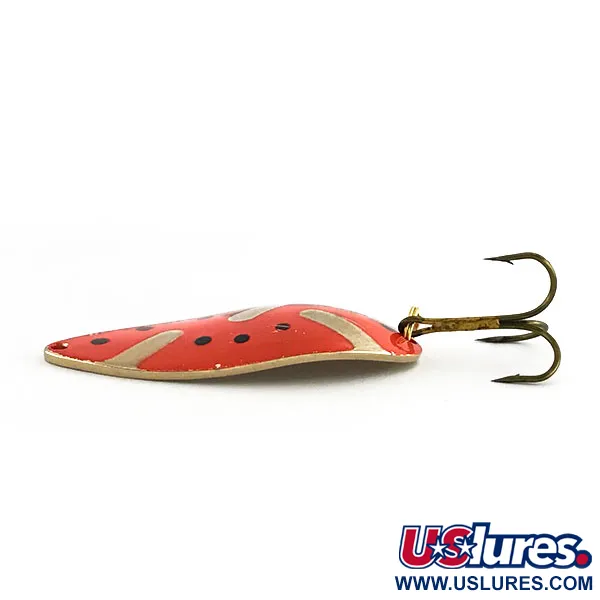 Seneca Little Cleo (Hula Girl) Cucharilla, Rojo / Oro, 21g, Vintage, #9173