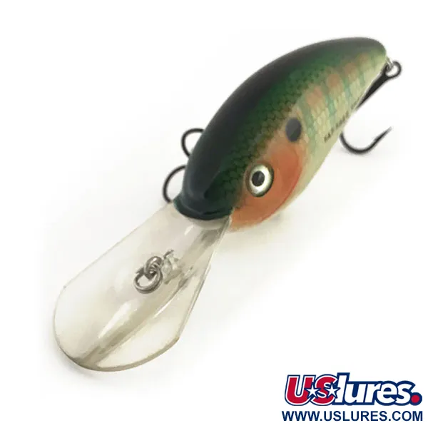 Excalibur Bomber Bill Dance Fat Free Crankbait, Verde, 14g, Suspendido, #9183