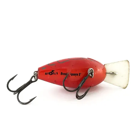 Storm Arashi Silent Square 5 Crankbait, Red Craw, 18g, Silencioso, #9191