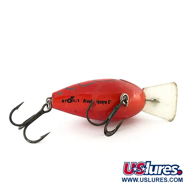 Storm Arashi Silent Square 5 Crankbait, Red Craw, 18g, Silencioso, #9191