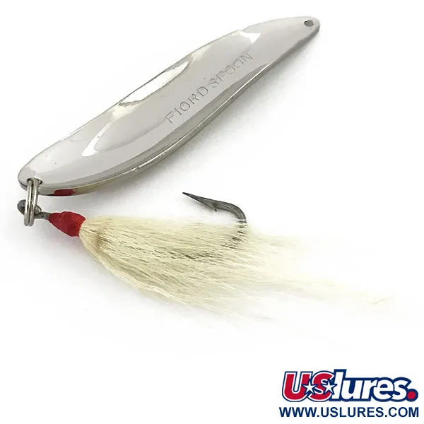 Acme Fiord Spoon Cucharilla, Níquel, 21g, Anzuelo Plumas, #9216
