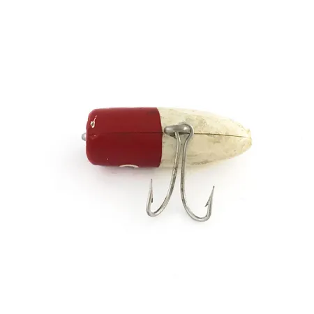 South Bend Fly-Oreno Señuelo, Rojo/Blanco, 1,6g, Madera, #9227