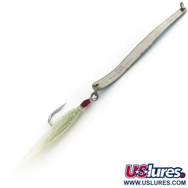 Acme Need-L-EEL Cucharilla, Níquel / Azul, 21g, Anzuelo vestido, #9228