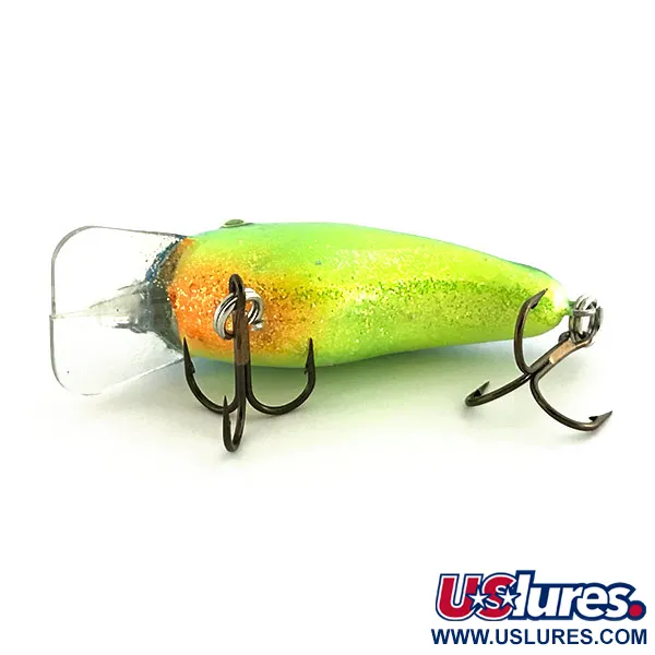 Strike King KVD 1.5 Hard Knock Crankbait, Chart/Azul Glitter, 10g, #9280