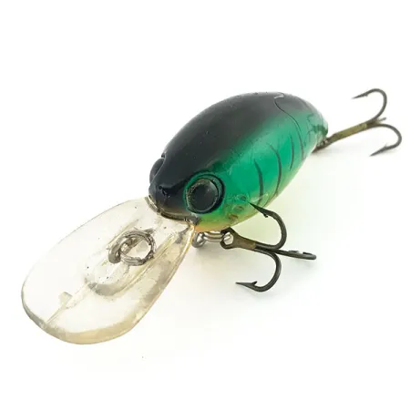 Renegade Lunker Diver Señuelo Profundidad, Green Tiger, 9g, Rattle, #9283