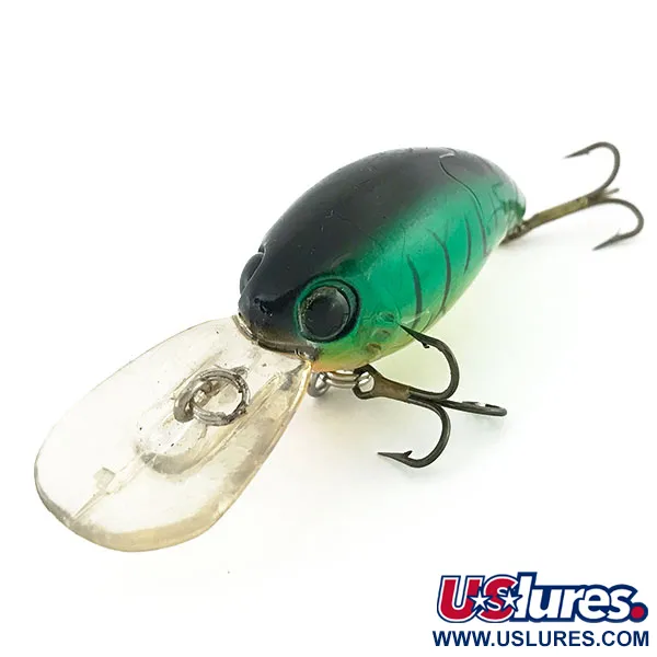 Renegade Lunker Diver Señuelo Profundidad, Green Tiger, 9g, Rattle, #9283
