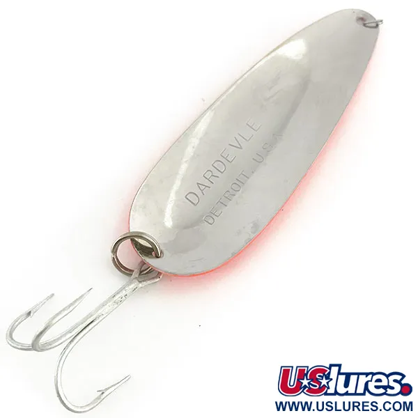 Eppinger Dardevle UV Cucharilla, Rojo Naranja/Negro/Níquel, 28g, #9289