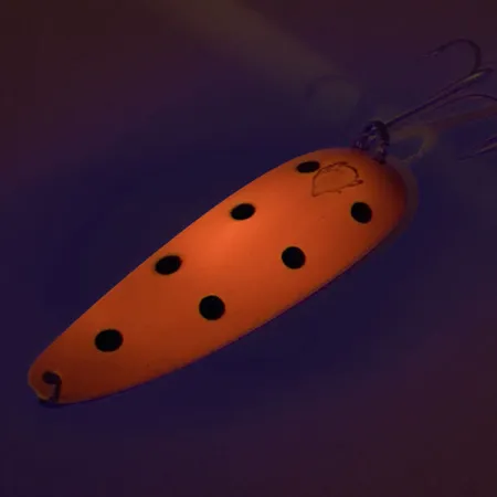 Eppinger Dardevle UV Cucharilla, Rojo Naranja/Negro/Níquel, 28g, #9289