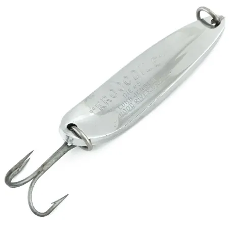 Luhr Jensen Krocodile Die #5 Cucharilla, Níquel, 64g, Lance, #9291