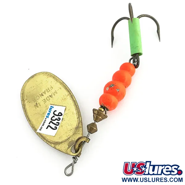 Mepps Aglia 5 UV Cucharilla, Oro, 14g, Reactivo UV, #9322