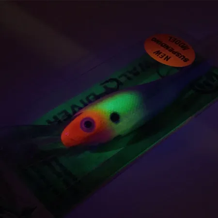 Cotton Cordell Wally Diver Señuelo, Rainbow Pink, 14g, Glow, #9303