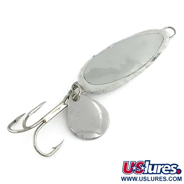 Bomber Slab Spoon Jig, Blanco, 28g, Hoja Teardrop, #9314