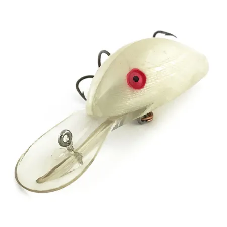 Norman Deep Runner Crankbait, White Pearl, 17g, Babero Profundo, #9333
