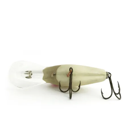 Norman Deep Runner Crankbait, White Pearl, 17g, Babero Profundo, #9333