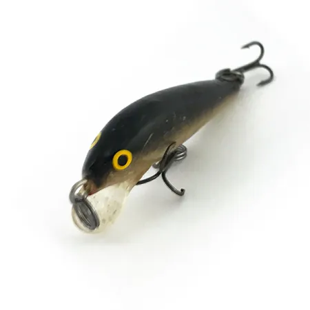 Rapala Original Floater F5, 2.5g, Oro y Negro, Señuelo de Balsa #9338