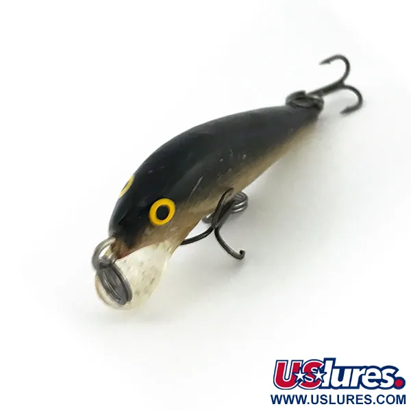 Rapala Original Floater F5, 2.5g, Oro y Negro, Señuelo de Balsa #9338