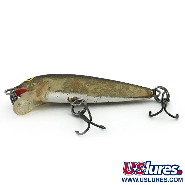 Rapala Original Floater F5, 2.5g, Oro y Negro, Señuelo de Balsa #9338