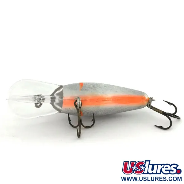 Bandit 200 Crankbait Profundidad, Plata-Naranja, 8,5g, Sonajero, #9351