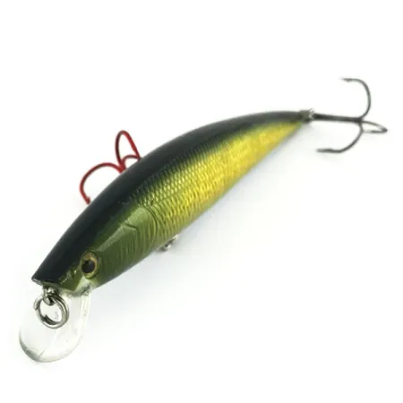 Matzuo Phantom Minnow Señuelo, Verde/Oro, 9g, Sonajero, #9475