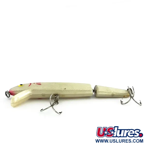 Cotton Cordell Red Fin Jointed Señuelo, White Pearl, 10.5g, #9382