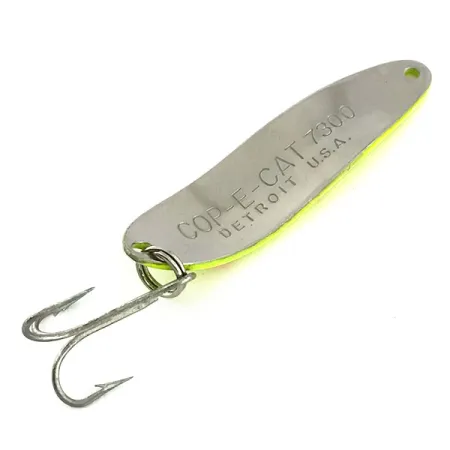 Eppinger Dardevle Cop-E-Cat 7300 UV Cucharilla, Chartreuse/Rojo, 10g, #9386
