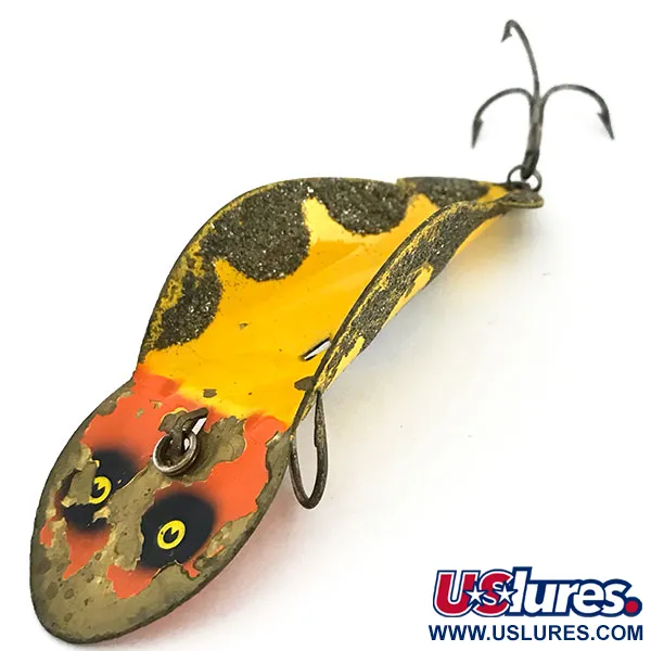 Buck Perry Spoonplug Señuelo, Amarillo/Latón/Rojo, 21g, #9390