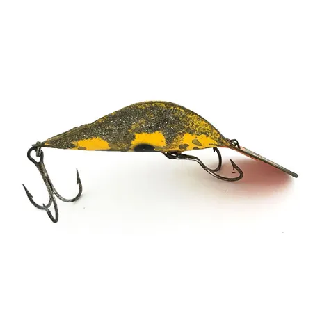Buck Perry Spoonplug Señuelo, Amarillo/Latón/Rojo, 21g, #9390