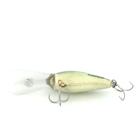 Norman DD22 HD Crankbait, Blanco/Moteado verde, 28g, Suspending, #9395