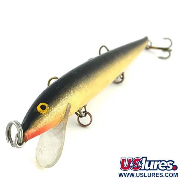 Rapala Original Floater F13 Señuelo, G (Gold), 7g, Balsa, #9405