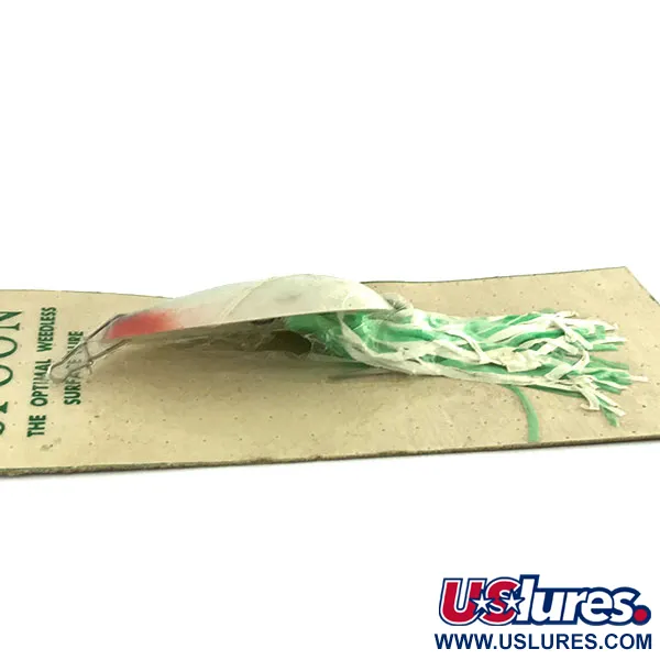 Hydro Lures Weedless Hydro Spoon, Blanco/Rojo/Verde, 14g, Antialgas, #9467