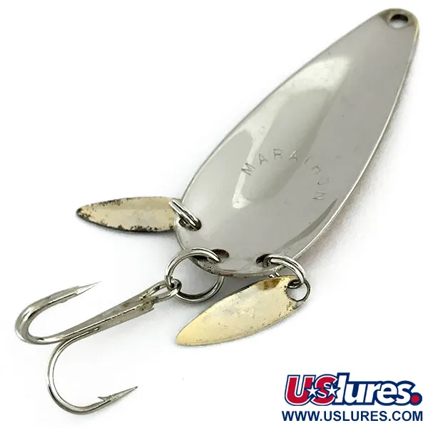 Marathon (with sonic blades) Cucharilla, Marrón / Níquel, 12g, #9478