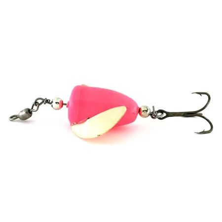 Señuelo Shur Strike Spin-N-Glo, Rosa / Blanco, 5g, #9480