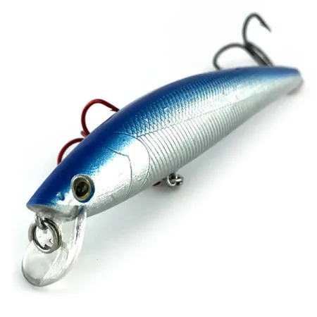 Matzuo Phantom Minnow Señuelo, Azul claro arcoíris, 9g, Rattle, #9485