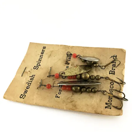 Swedish Swing Morosco Brand Cucharilla, Níquel / Latón, 7g, Vintage, #9539