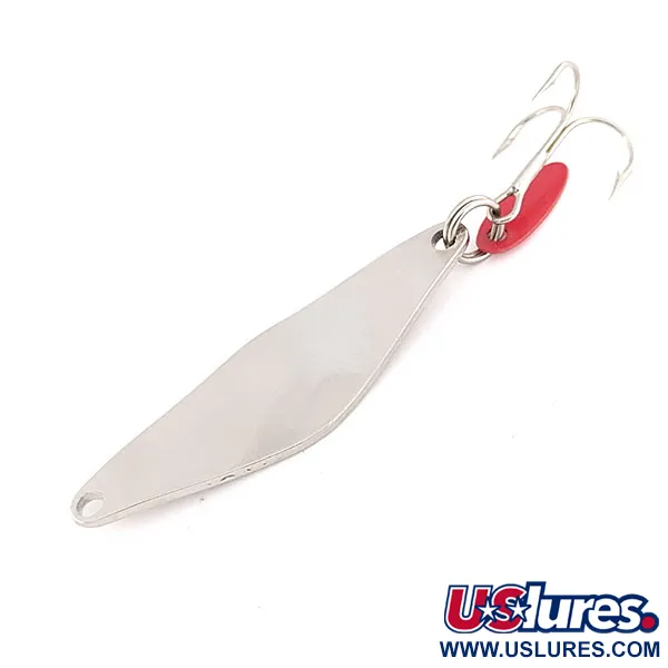 Bay de Noc Do-Jigger Cucharilla, Níquel, 10g, Aleta Roja, #9551