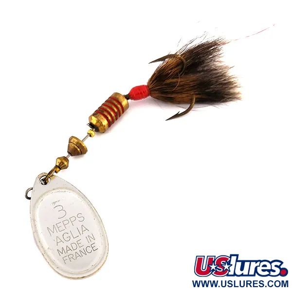 Mepps Aglia 3 dressed Cucharilla, Trucha, 7.3g, Cola ardilla, #9553