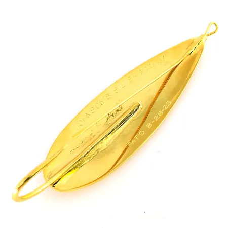 Weedless Johnson Silver Minnow Cucharilla, Oro, 31g, Anti-enganche, #9554