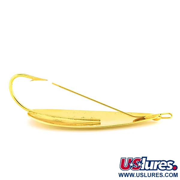 Weedless Johnson Silver Minnow Cucharilla, Oro, 31g, Anti-enganche, #9554