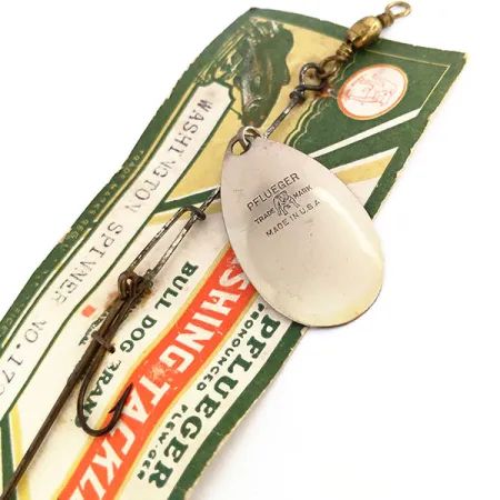 Pflueger Washington Spinner №1792 Cucharilla, Níquel, 4g, Bull Dog, #9565