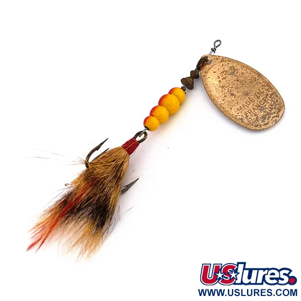 Mepps Aglia 5 Dressed Cucharilla, Cobre, 14g, Pelo de ardilla, #9590