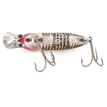 Heddon River Runt Spook Floating Señuelo, Plata/Rojo, 12g, #9596