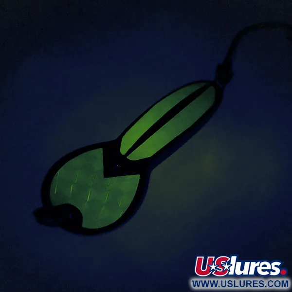 Luhr Jensen Loco Lite UV Cuchara, Lime UV, 9g, Aguas someras, #9600