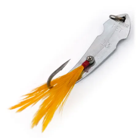 Tony Accetta Pet Spoon 13 Cucharilla, Níquel/Verde, 5g, Plumas, #9609