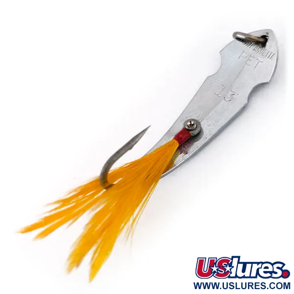 Tony Accetta Pet Spoon 13 Cucharilla, Níquel/Verde, 5g, Plumas, #9609