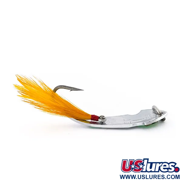 Tony Accetta Pet Spoon 13 Cucharilla, Níquel/Verde, 5g, Plumas, #9609