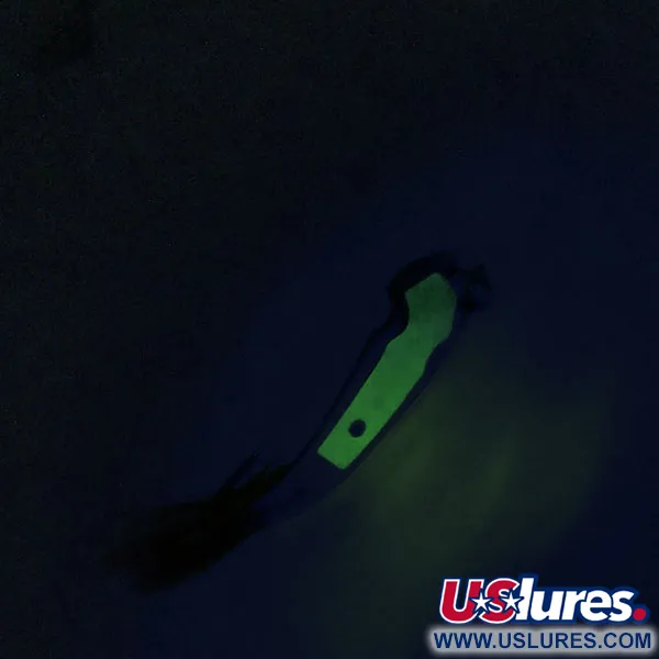 Tony Accetta Pet Spoon 13 Cucharilla, Níquel/Verde, 5g, Plumas, #9609