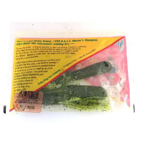 Strike King Flip-N-Tubs señuelo, Chartreuse, 10cm, con sal, #9614